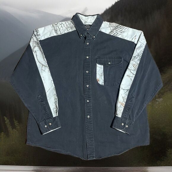 Vintage Legendary Whitetails Realtree Camo Button Shirt Men’s Size XL Deer - Picture 1 of 13